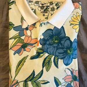 Mens Nike Floral Polo Shirt 👕